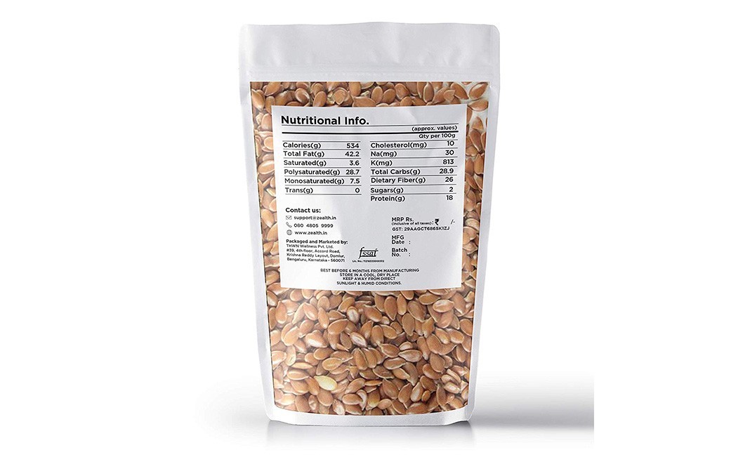 Zealth Flax Seeds    Pack  250 grams